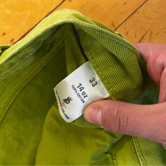 Bright Green Denim - Picture 5 of 6